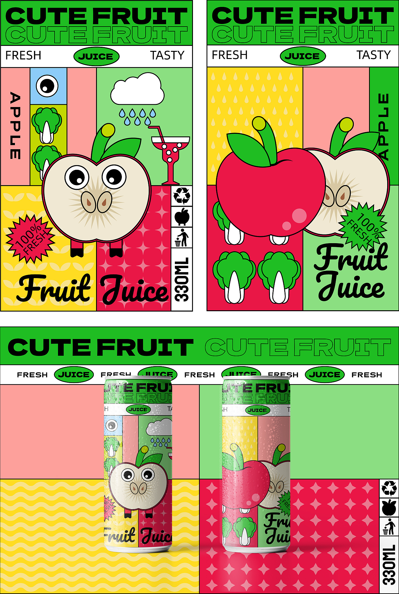不一样的水果饮品包装。（图ZMzI1NTE2Mjk2） - 商业插画 - 站酷设计师碎记原创素材 - 站酷ZCOOL