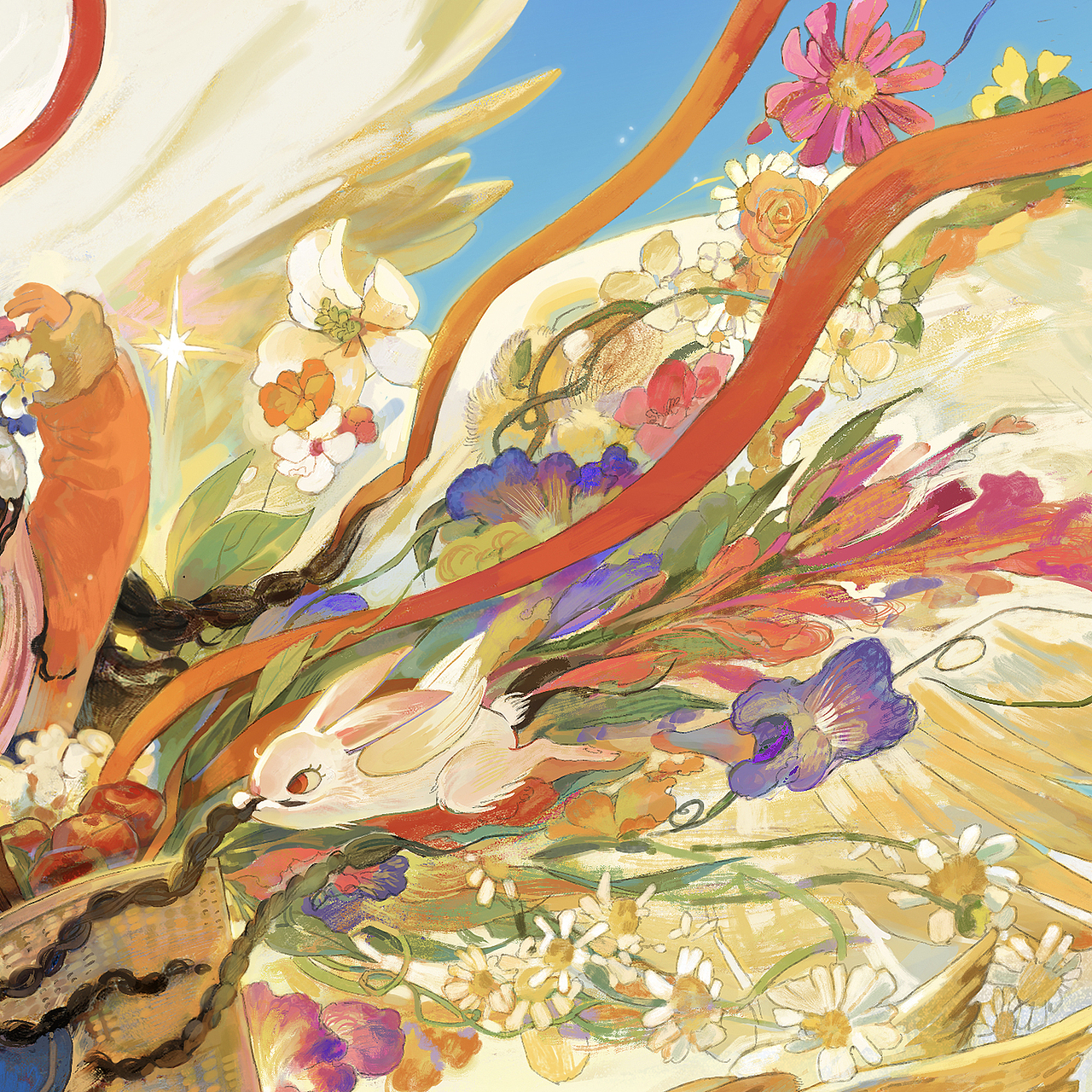 兔年大吉——2023新年贺图（图ZMzI3NDkwMDIw） - 新锐潮流插画 - 站酷设计师lil5原创素材 - 站酷ZCOOL