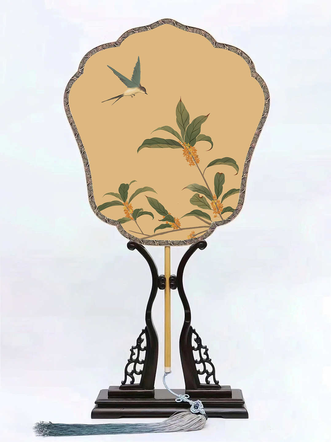 中秋节桂花玉兔插画（图ZMzQ0MDA2NjM2） - 艺术插画 - 站酷设计师椿氿原创素材 - 站酷ZCOOL