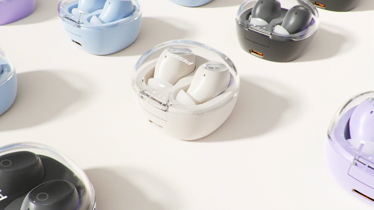 PISEN/品胜 太空舱降噪蓝牙耳机三维动画