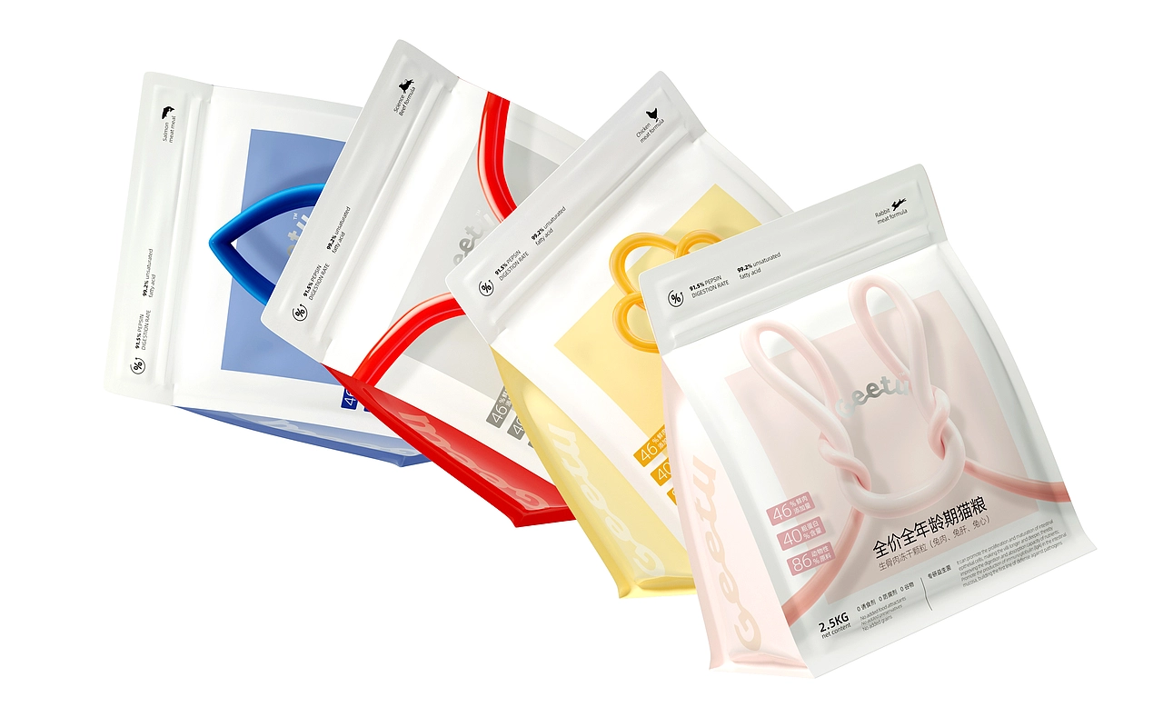 Geetu 宠物品牌包装设计 &middot; 猫粮 品牌
