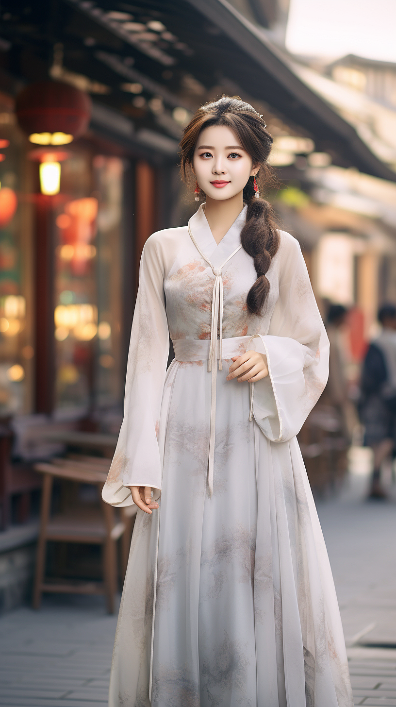 穿汉服的小姐姐6|汉服设计
