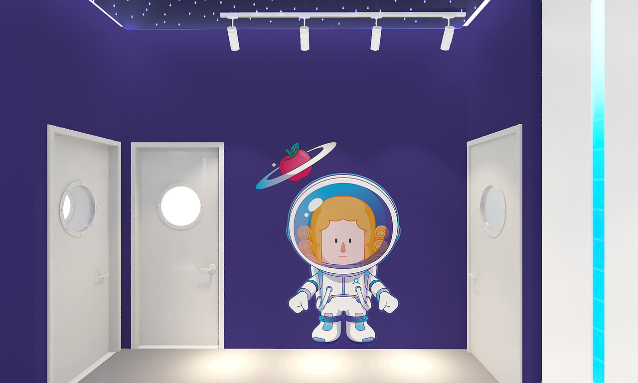 量子世界儿童科学课/品牌空间设计