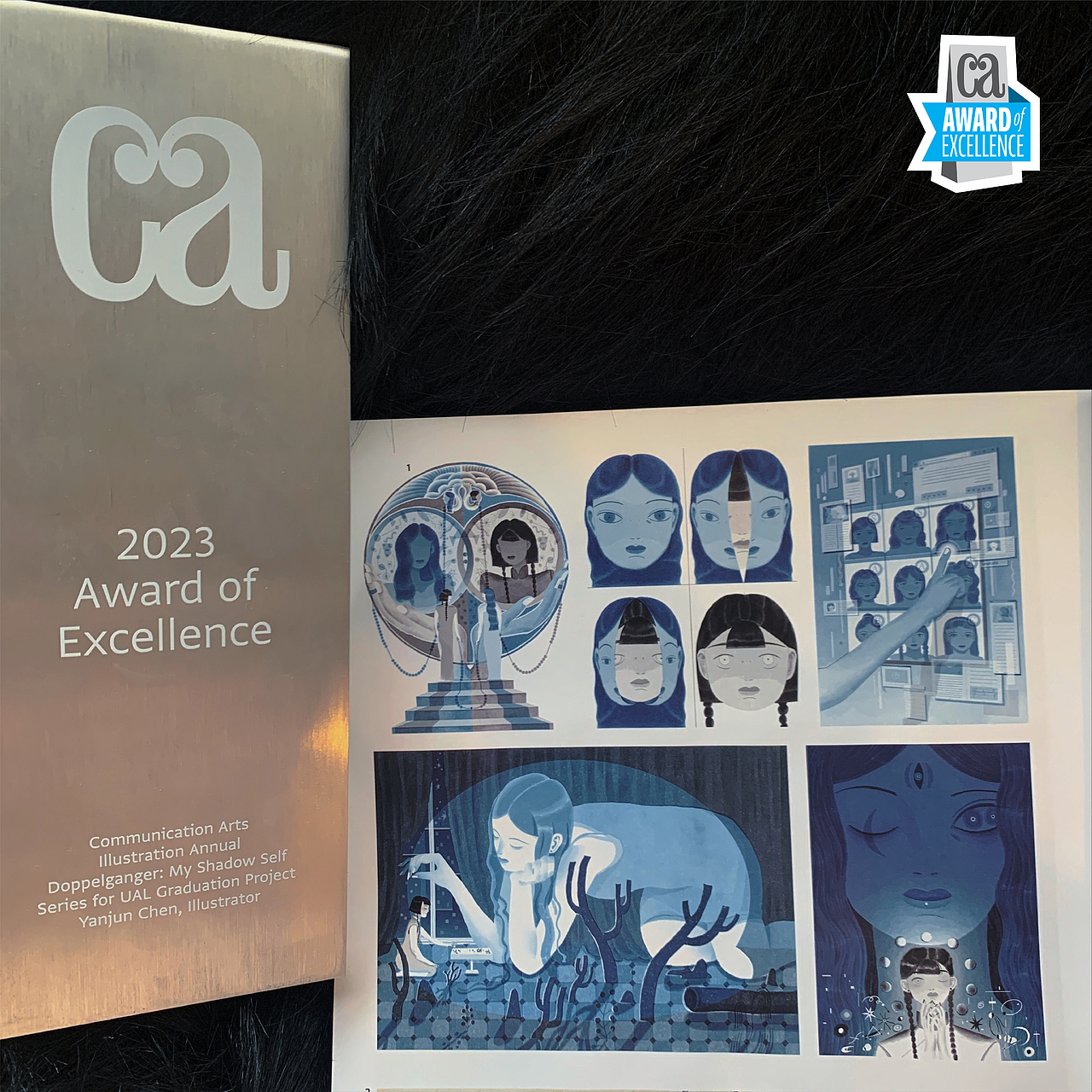 系列插画｜阴影自我（图ZMzM5ODY5Nzg0） - 艺术插画 - 站酷设计师橘盐Yann原创素材 - 站酷ZCOOL