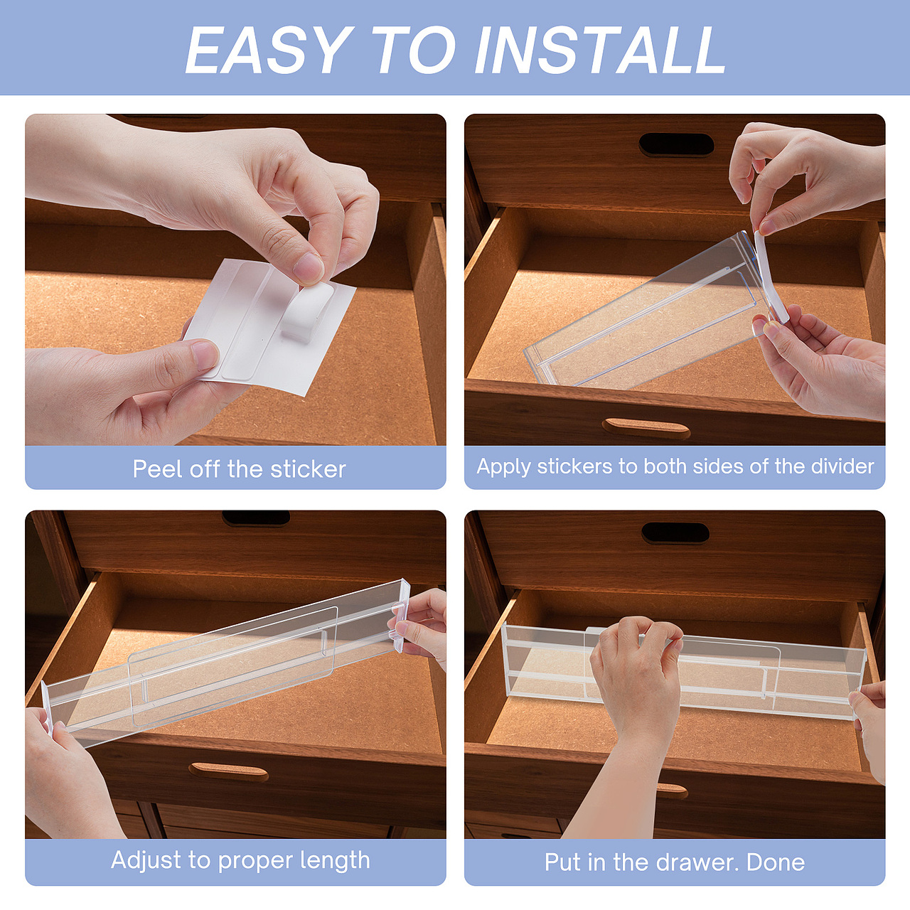 抽屉隔挡 亚马逊主图 A+