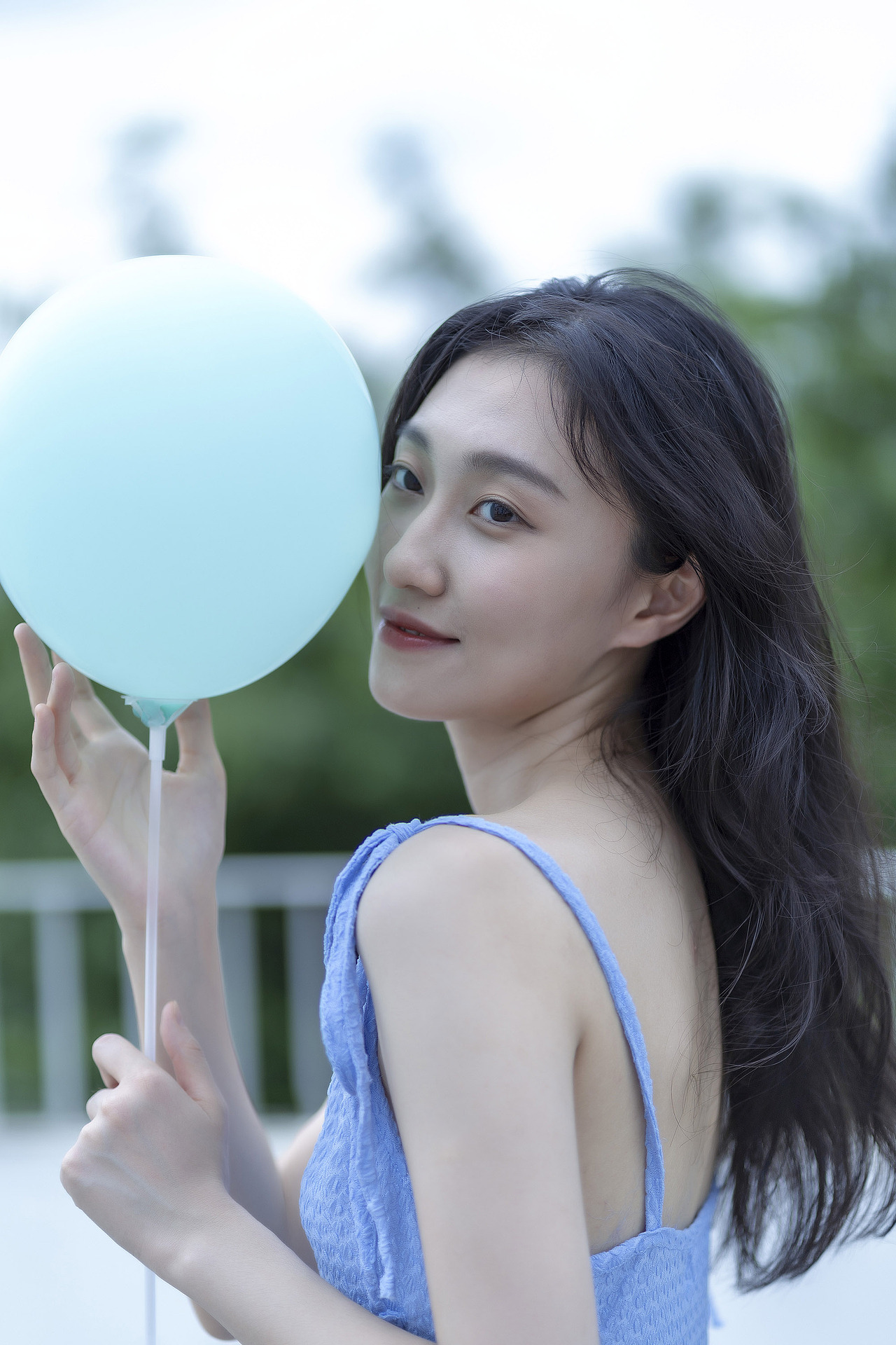 夏日蓝衣少女|约拍活动返图