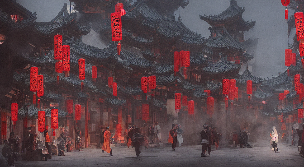 AI绘画档案馆|中元节#创作加油站# #速写人间烟火#