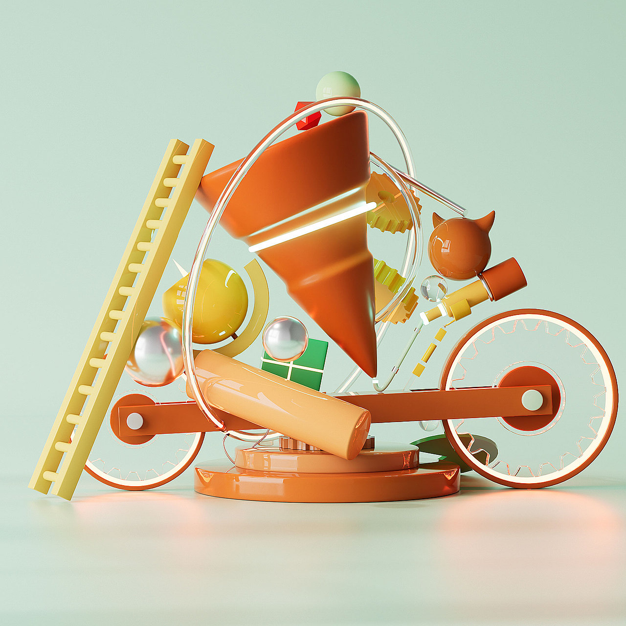 某童鞋的C4D课堂06期【学生作业一】