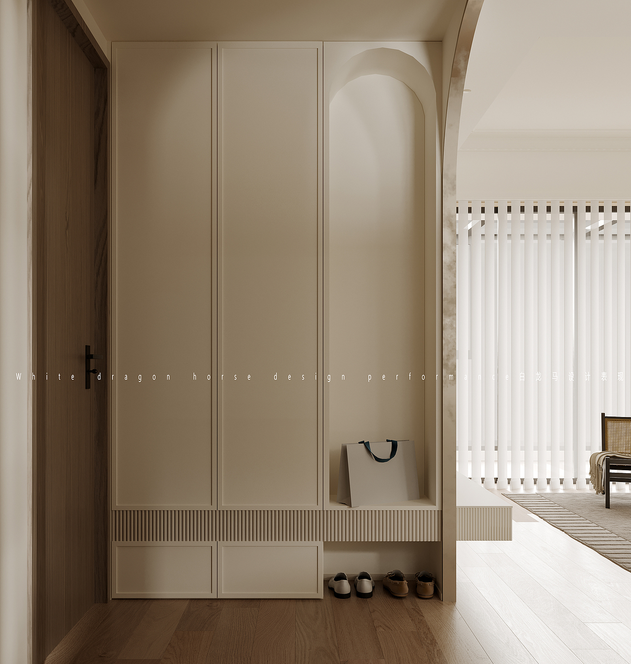 法式奶油—白龙马效果图