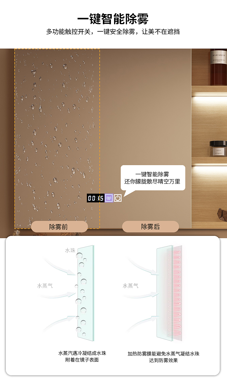 浴室柜3D产品建模渲染详情页主图设计