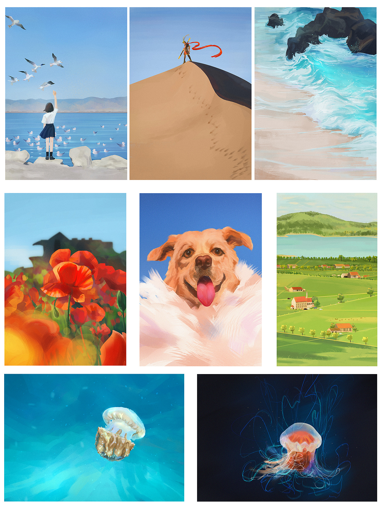 色彩60天挑戰(zhàn)賽（圖ZMjk5NDIzODIw） - 創(chuàng)作習(xí)作 - 站酷設(shè)計(jì)師栩栩今天畫(huà)畫(huà)了嗎原創(chuàng)素材 - 站酷ZCOOL