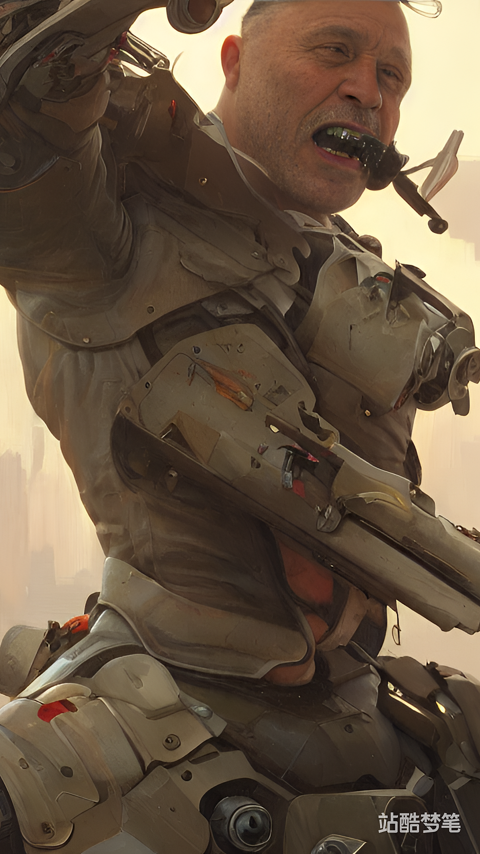 #AI创作实验室#【机甲男】【界面意见反馈】