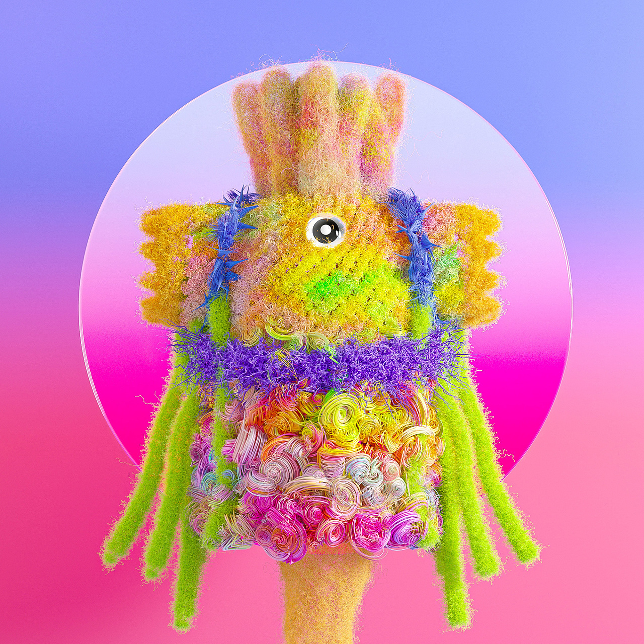 关于毛发和卡通的一些的探索～～～（图ZMzE5MjU0MzA0） - 其他三维 - 站酷设计师小小爬原创素材 - 站酷ZCOOL