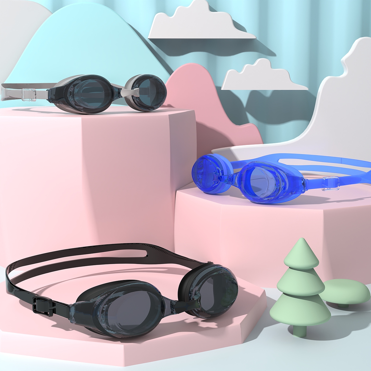 泳镜制作(带模型)近期作品