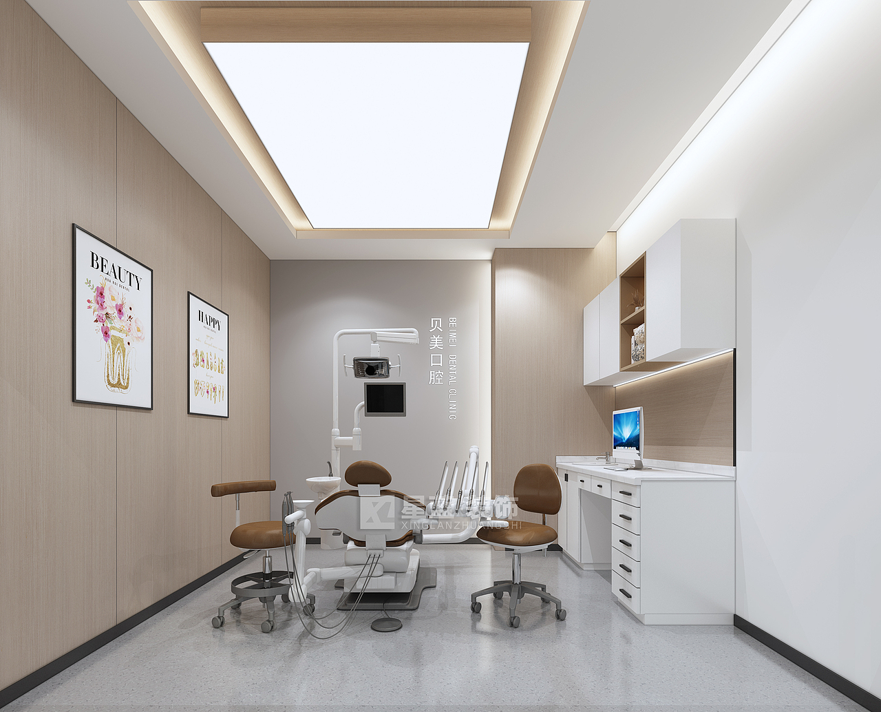 口腔门诊装修设计的意义？打造舒适牙科门诊装修环境！（图ZMzUzOTQ2NTYw） - 商业空间设计 - 站酷设计师河南星蓝装饰原创素材 - 站酷ZCOOL