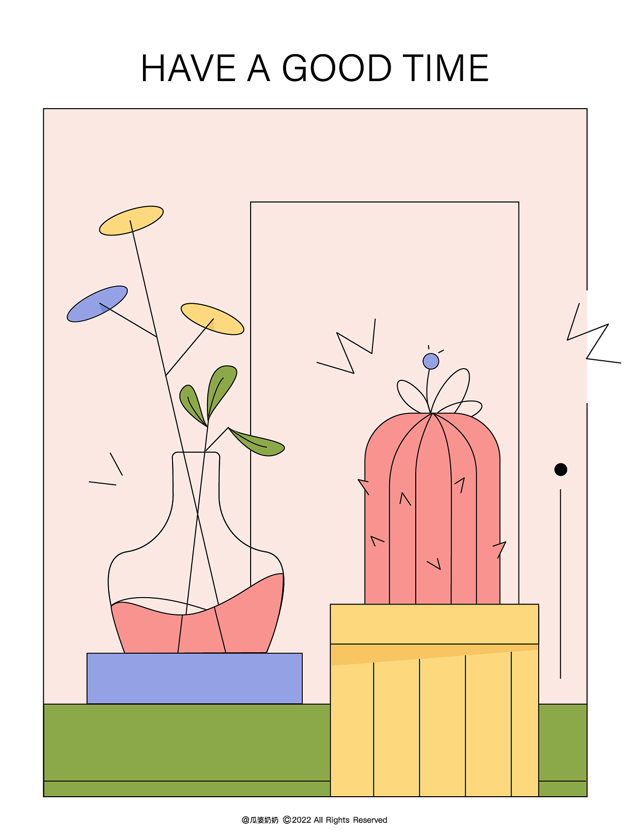 #创作加油站#植物系列插画（图ZMzEzMTY1NzY0） - 商业插画 - 站酷设计师瓜婆奶奶原创素材 - 站酷ZCOOL