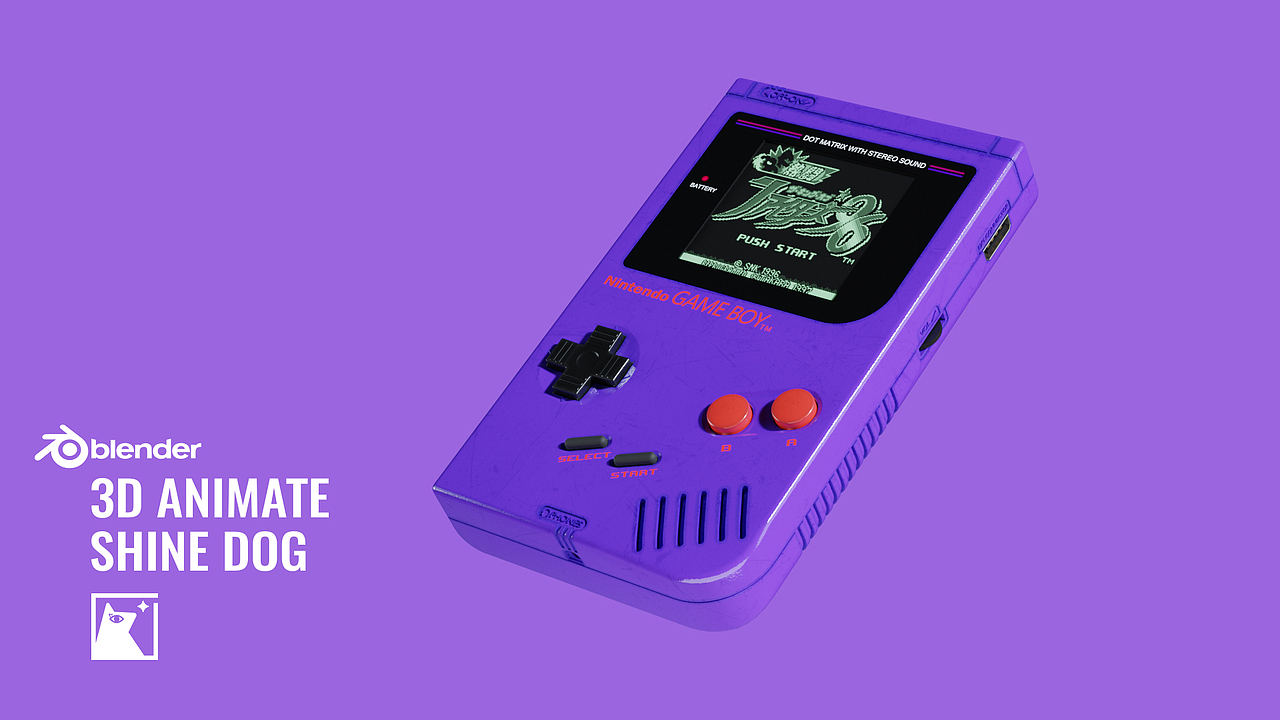 【blender】产品动画 Gameboy（图ZMzI0NDU2Mjg4） - 产品 - 站酷设计师sssssshinedog原创素材 - 站酷ZCOOL