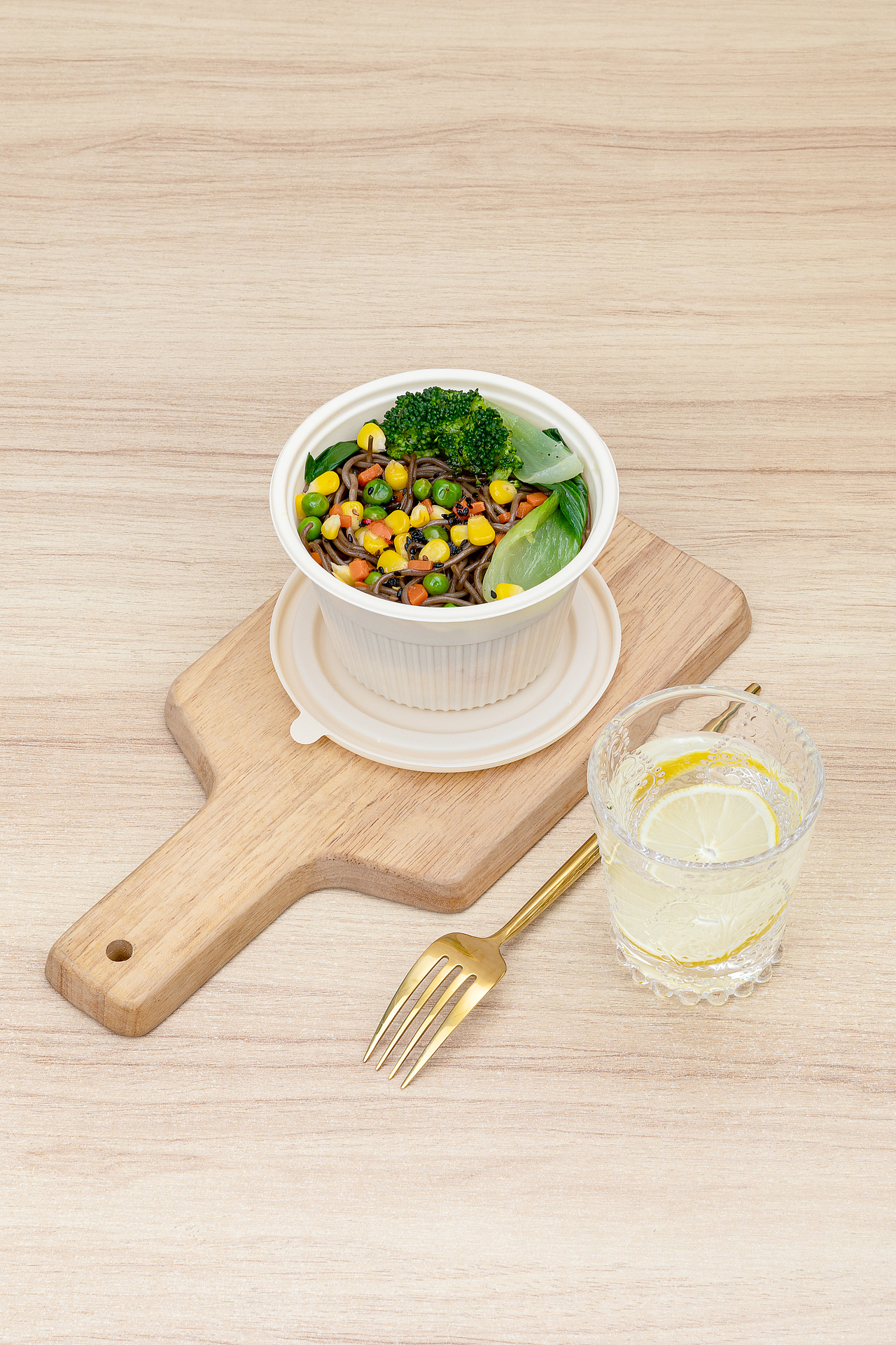 产品摄影丨一次性玉米淀粉圆形餐盒系列