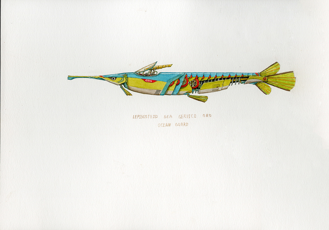 插画设计 艺术概念设定 奇幻机械系列