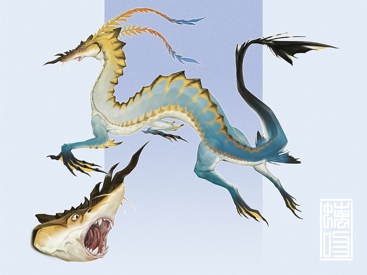 龙生九子（图ZMzQwMTk3MDQw） - 概念设定 - 站酷设计师StarrrrrrryChen原创素材 - 站酷ZCOOL
