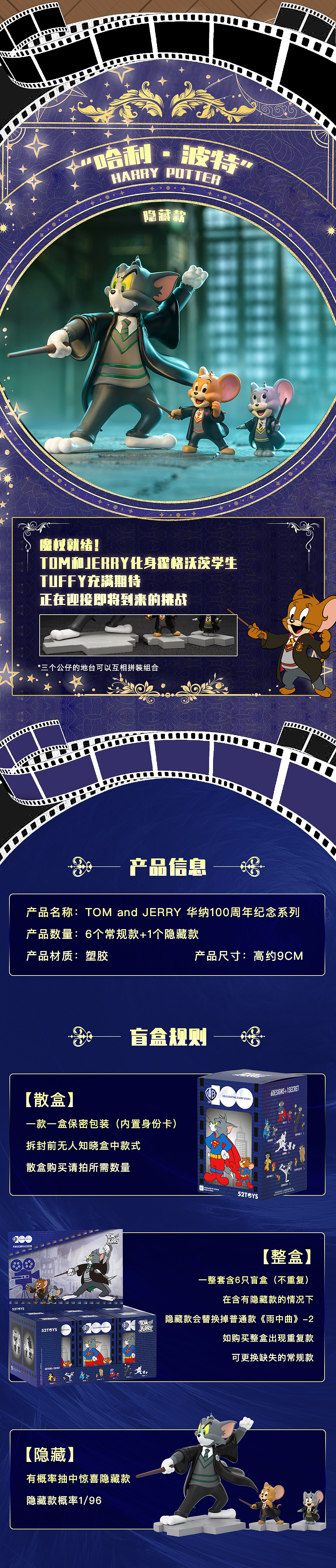 华纳一百周年TOM&JERRY系列盲盒制作