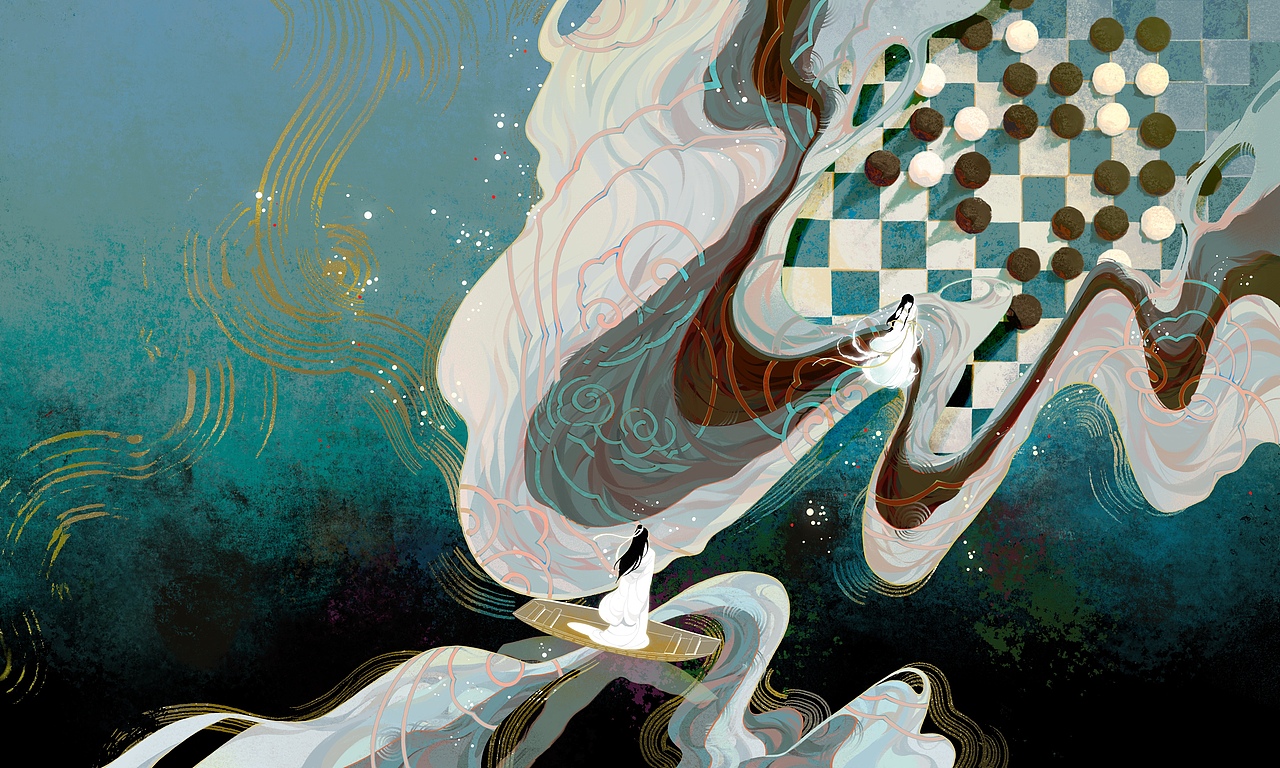 《千门 云襄传》封面插图 原著中的书生侠客快意恩仇（图ZMzUzOTM2ODgw） - 商业插画 - 站酷设计师焦焦子karame原创素材 - 站酷ZCOOL