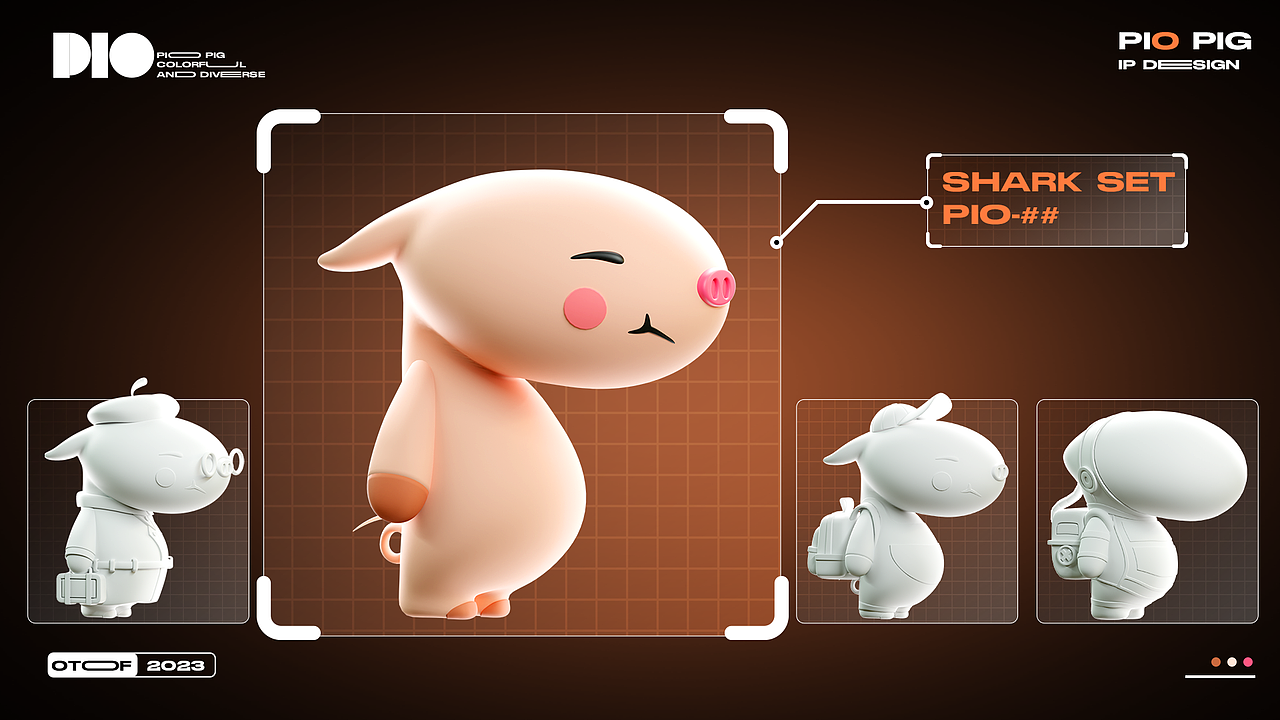 PIO PIG ｜IP DESIGN（图ZMzQxNjg0Nzg0） - IP形象 - 站酷设计师三分鱼OTOF原创素材 - 站酷ZCOOL