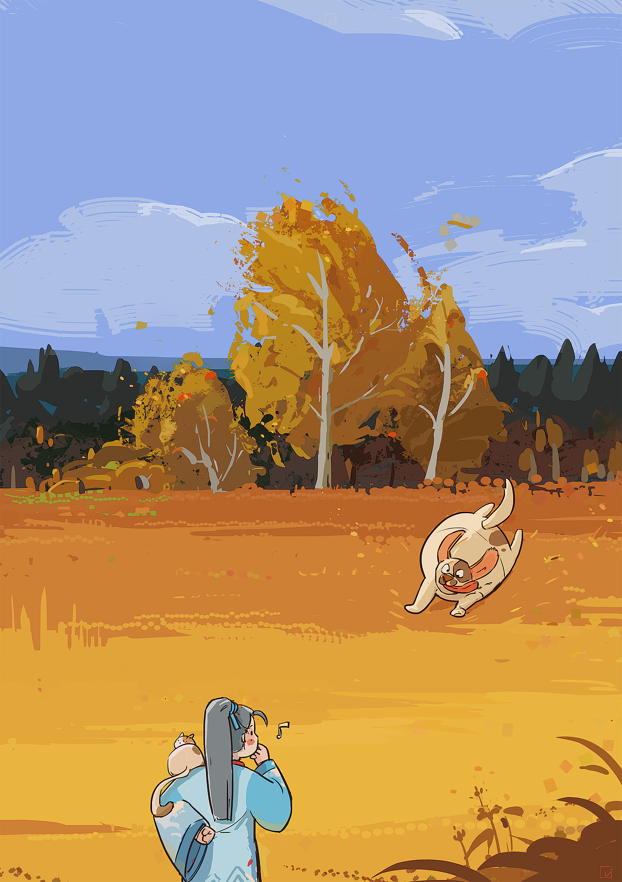 嘿 你看啥捏 不会是那只愚蠢的狗吧（图ZMzIwODYxMzI0） - 创作习作 - 站酷设计师Gerald_大崔原创素材 - 站酷ZCOOL