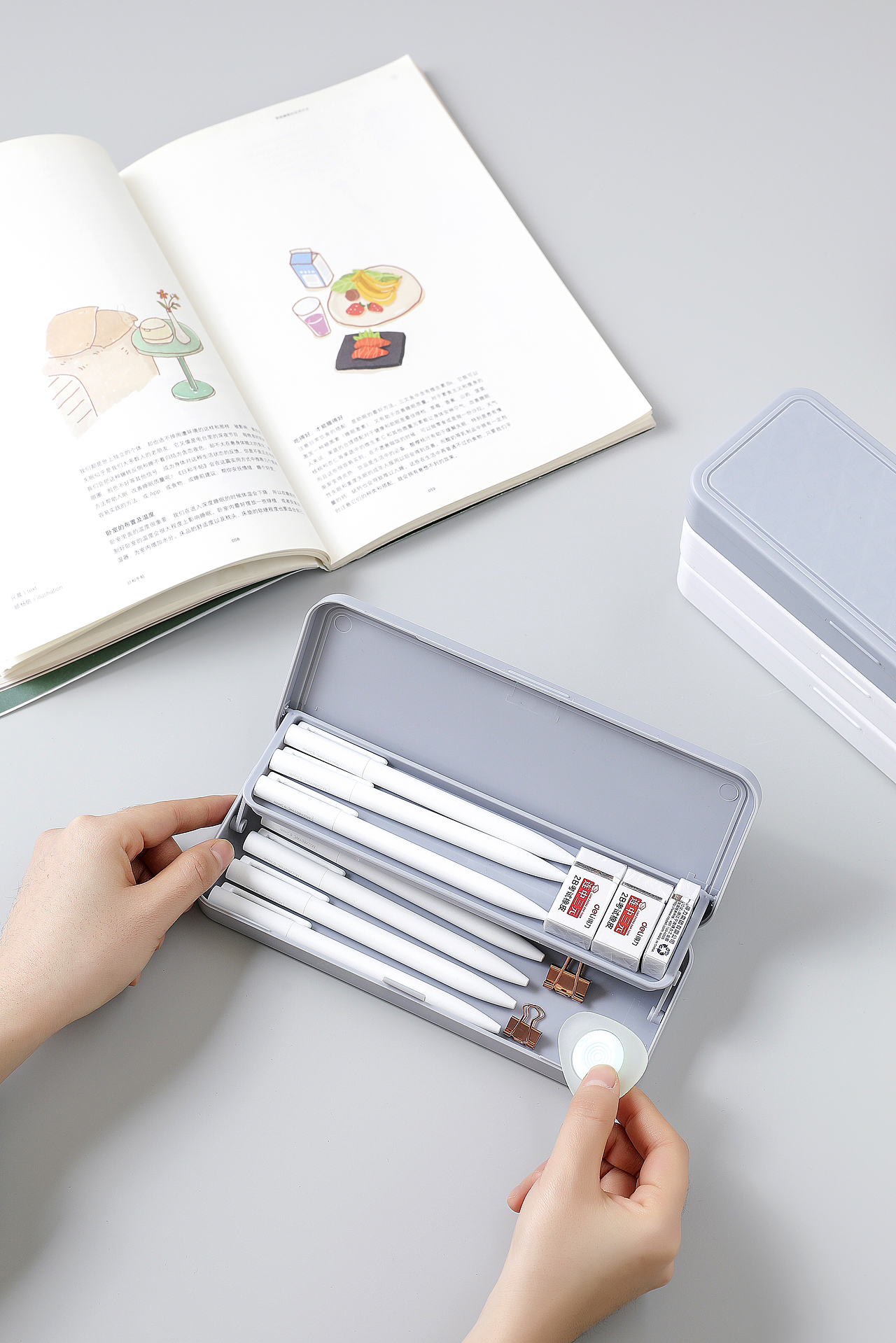 文具盒/收纳盒の静物拍摄