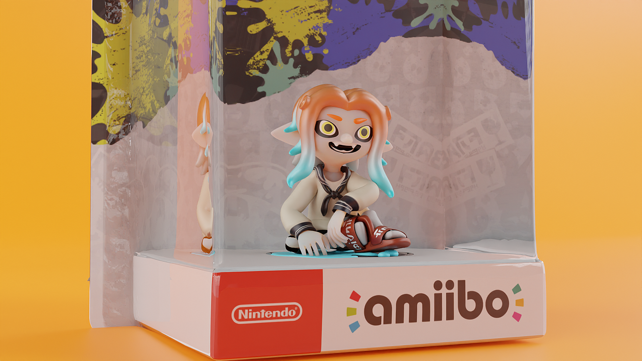 Blender3D-斯普拉遁3同人竖版壁纸+包装（图ZMzE4NTg5Mjg0） - 人物/生物 - 站酷设计师犬野原创素材 - 站酷ZCOOL