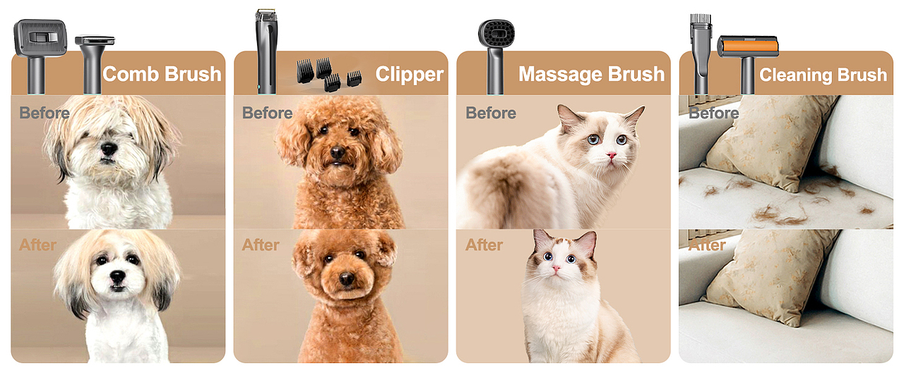 亚马逊图片设计-宠物剃毛器建模渲染