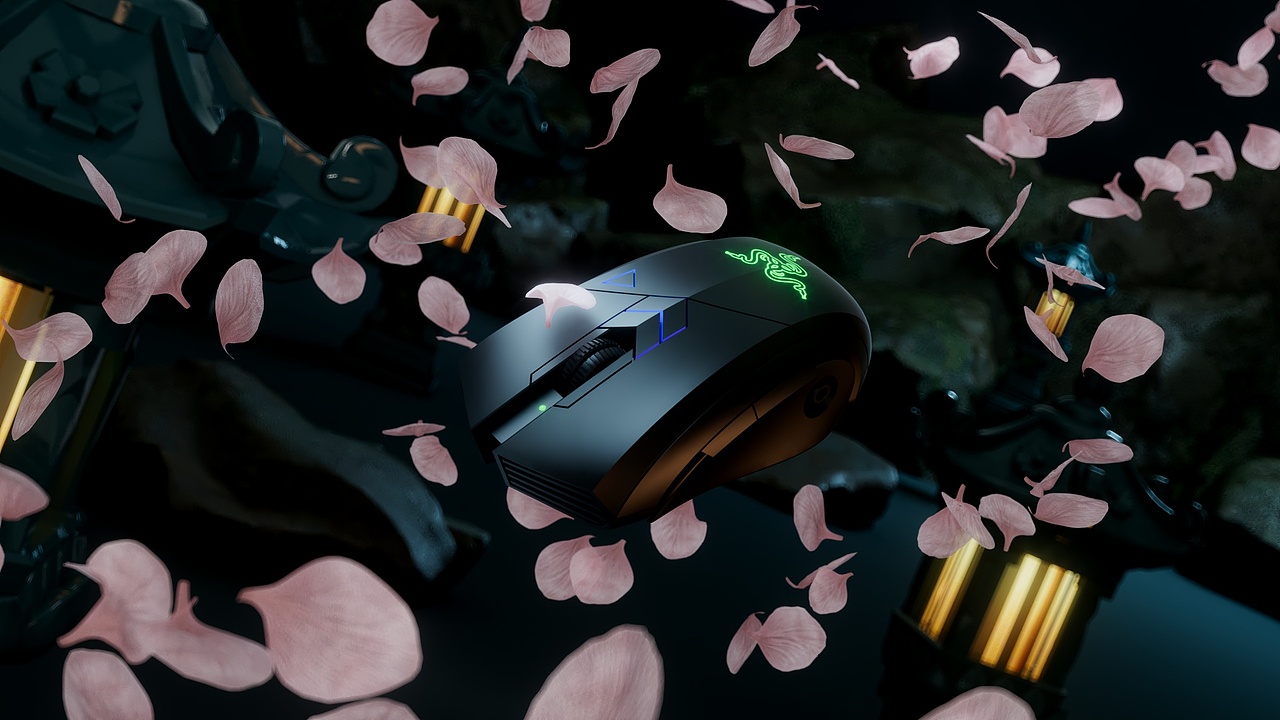 C4D动态作品-鼠标雷蛇