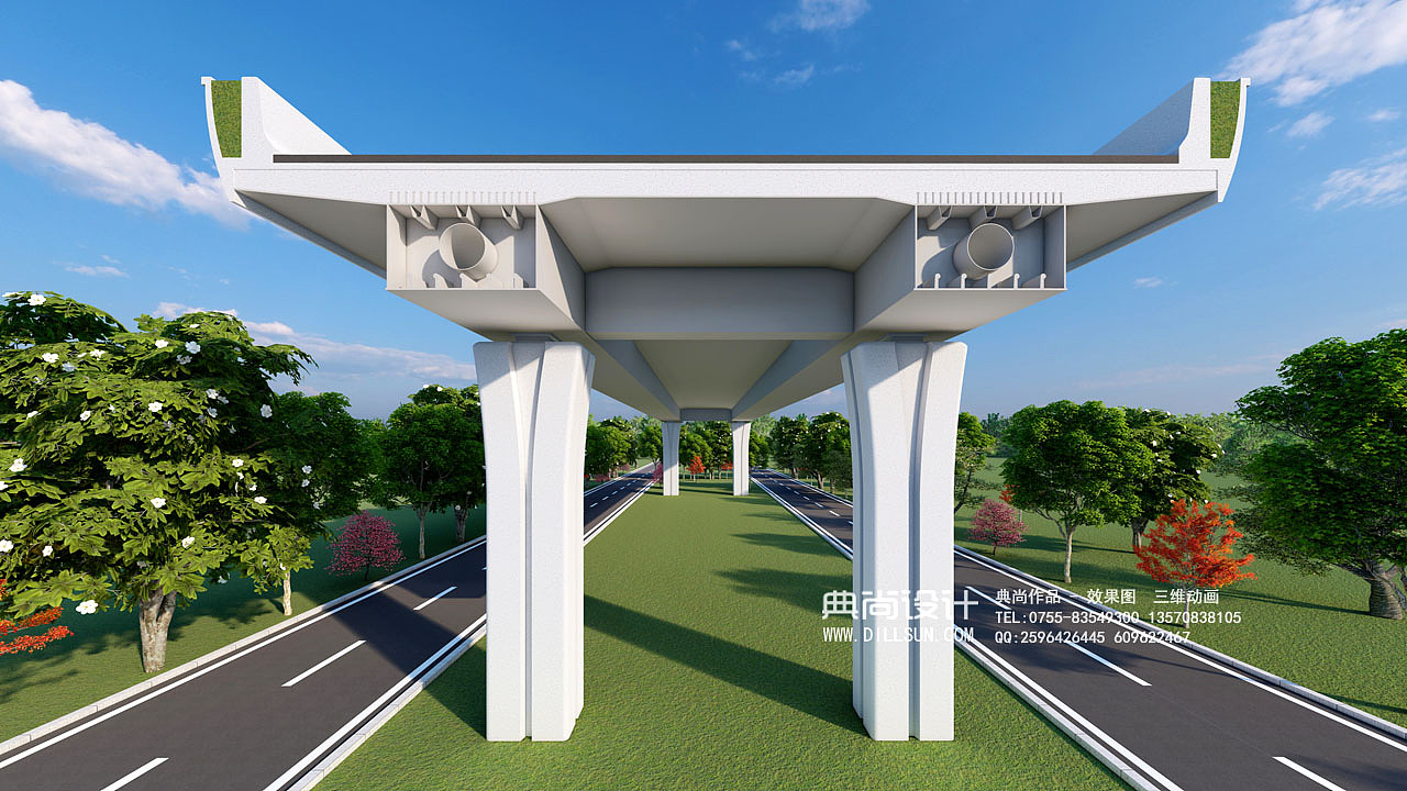 桥梁设计效果图 4