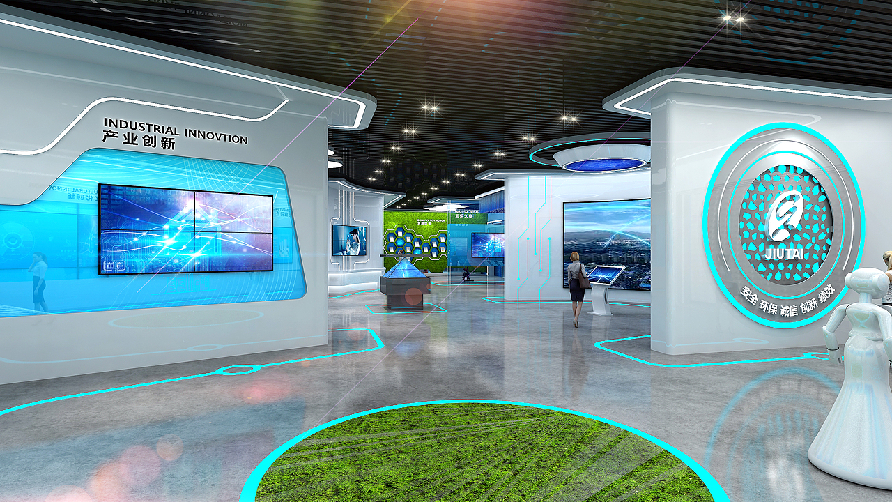 科技展厅（图ZMzI2MzExODA0） - 其他三维 - 站酷设计师石木行空原创素材 - 站酷ZCOOL
