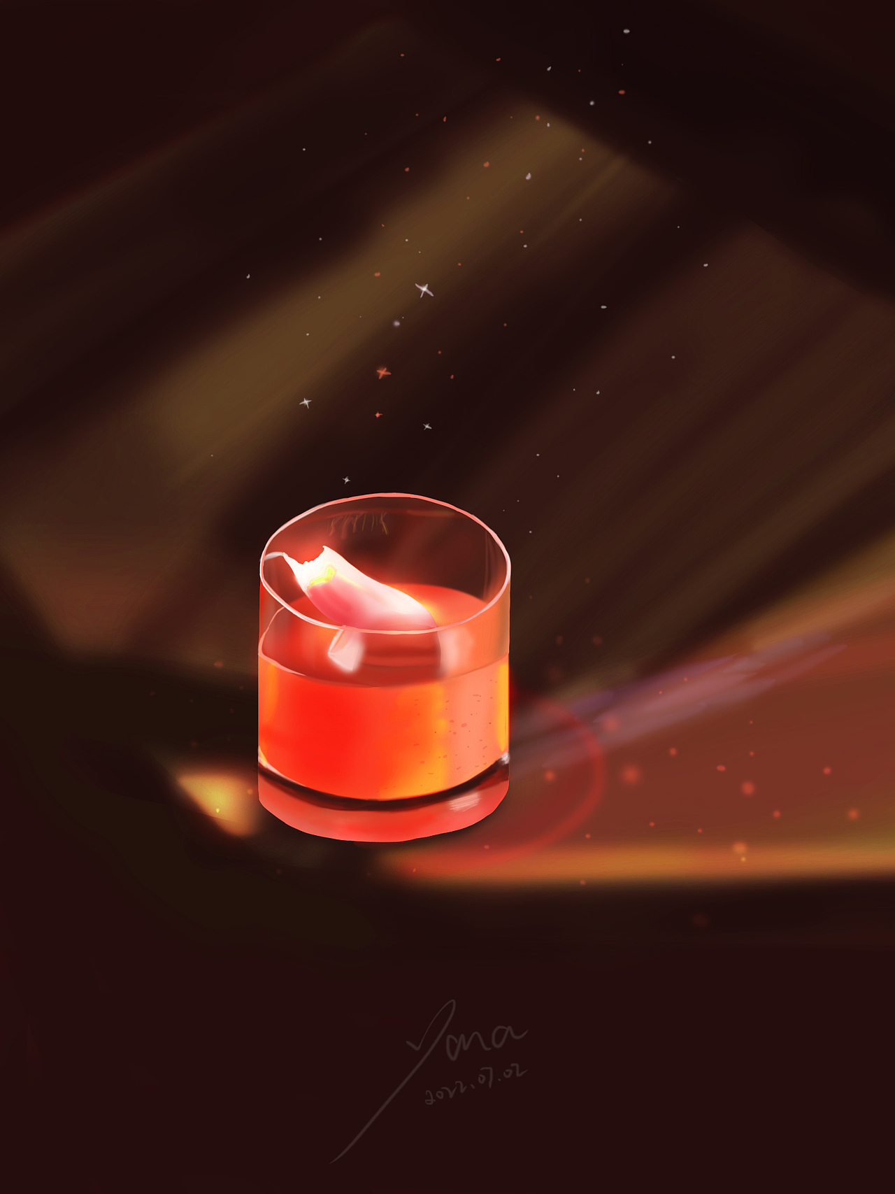 夏夜烛光（十一）（图ZMzA3MzQzNTk2） - 创作习作 - 站酷设计师Yara001原创素材 - 站酷ZCOOL