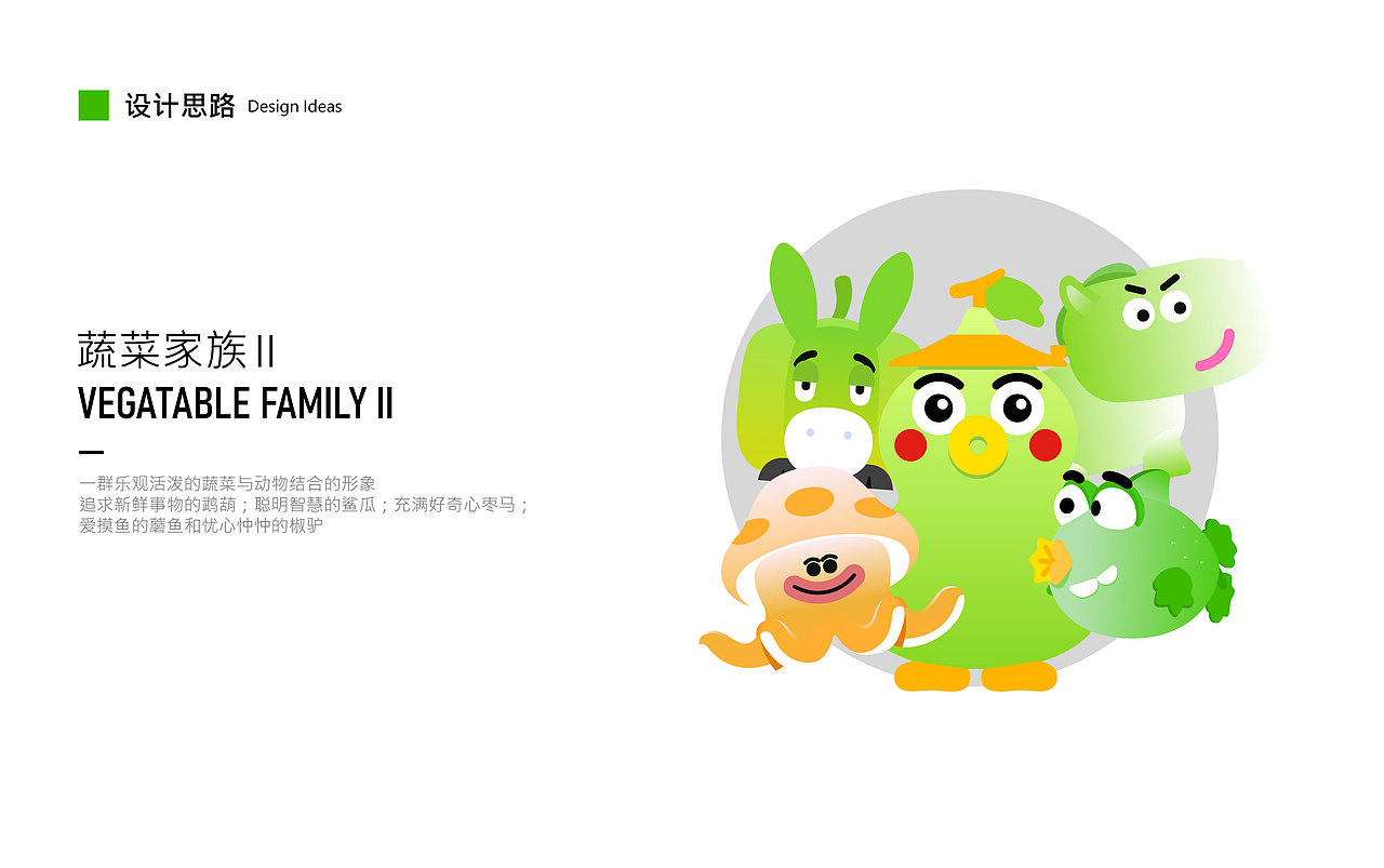 vegetable family II｜原创IP设计（图ZMzE2MTcwMTM2） - IP形象 - 站酷设计师哆啦喂梦原创素材 - 站酷ZCOOL