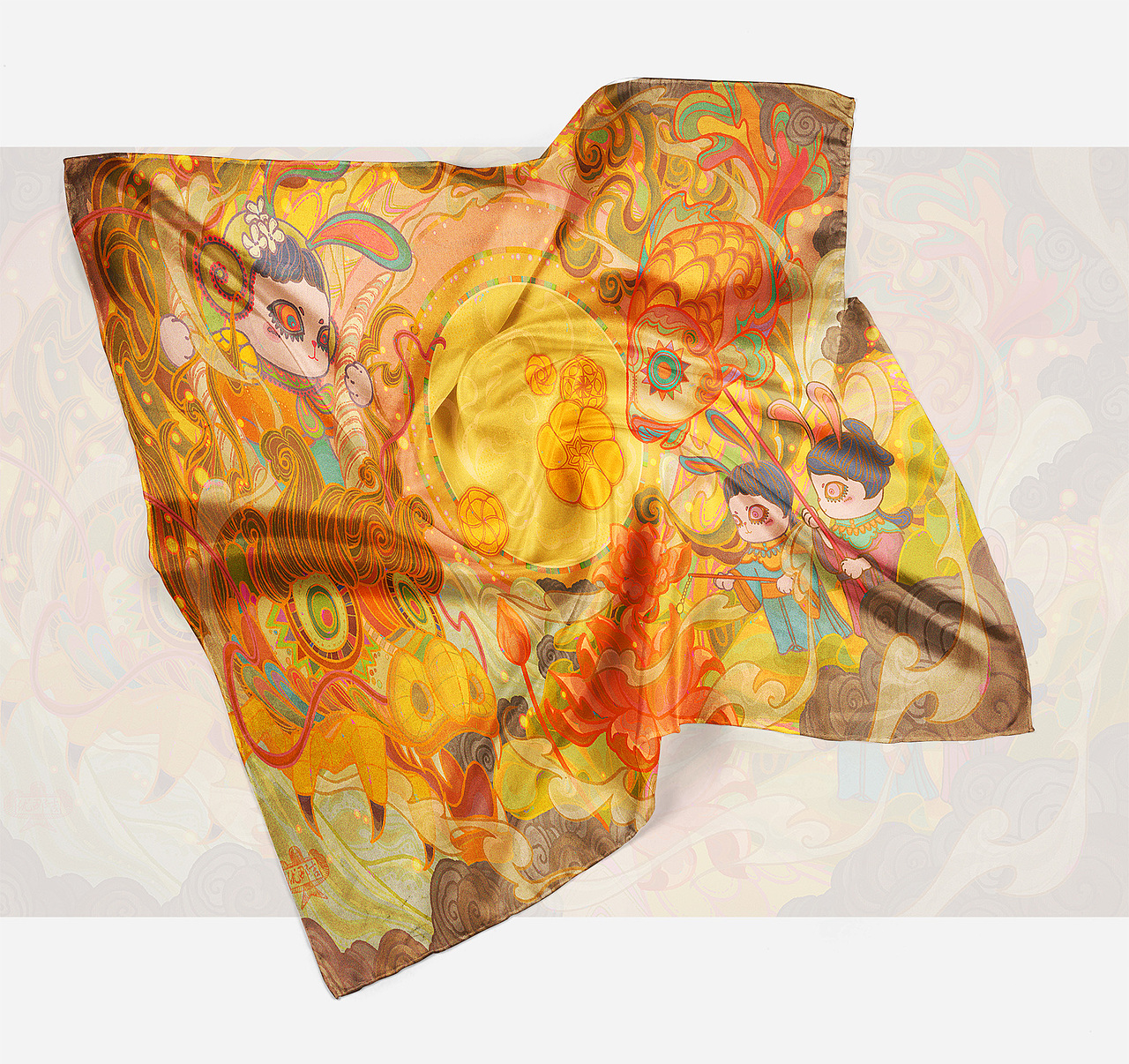 国风插画-中秋·共明月 贺佳节（图ZMzA3ODUzNTYw） - 艺术插画 - 站酷设计师优那吉原创素材 - 站酷ZCOOL