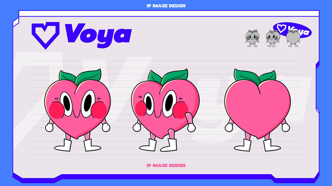 Vovo - 社交APP IP形象设计（图ZMzMzMjQ4NTEy） - IP形象 - 站酷设计师元十元原创素材 - 站酷ZCOOL