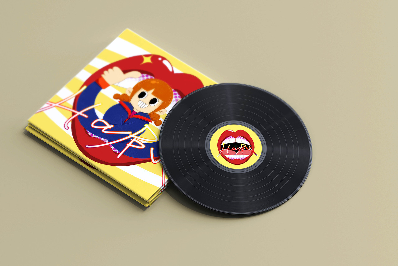 把各种插画放到唱片里（图ZMzM4MzM3Nzcy） - 创作习作 - 站酷设计师essla原创素材 - 站酷ZCOOL