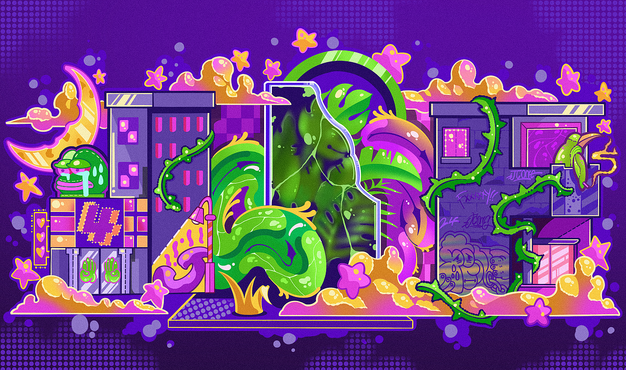2023 | 虽迟但到(图ZMzYyOTQxNjE2) - 新锐潮流插画 - 站酷设计师JC丨ONE原创素材 - 站酷ZCOOL