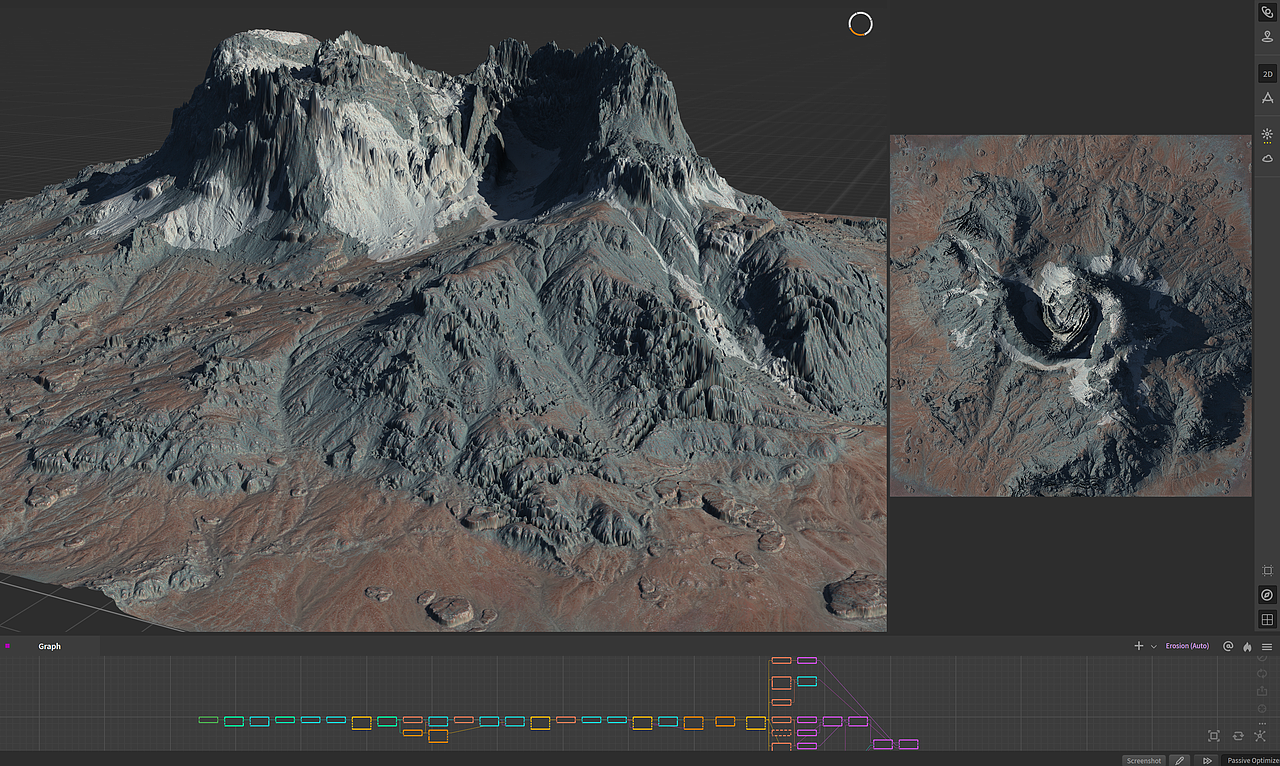 Houdini Terrain Destruction