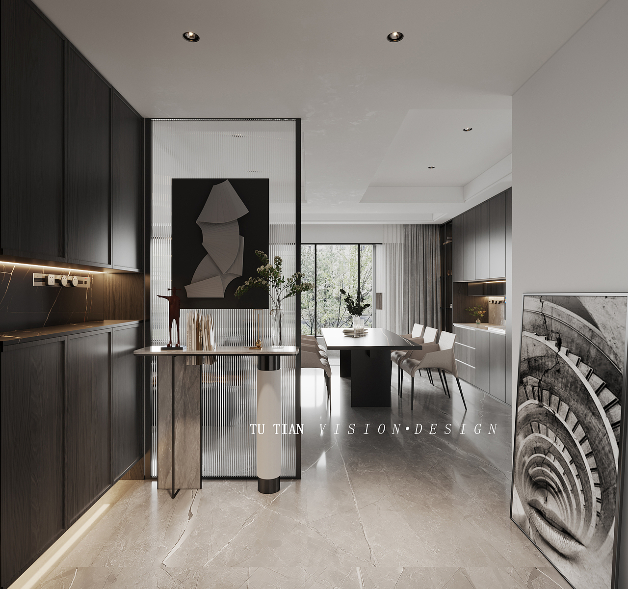 现代~黑胡桃木色系