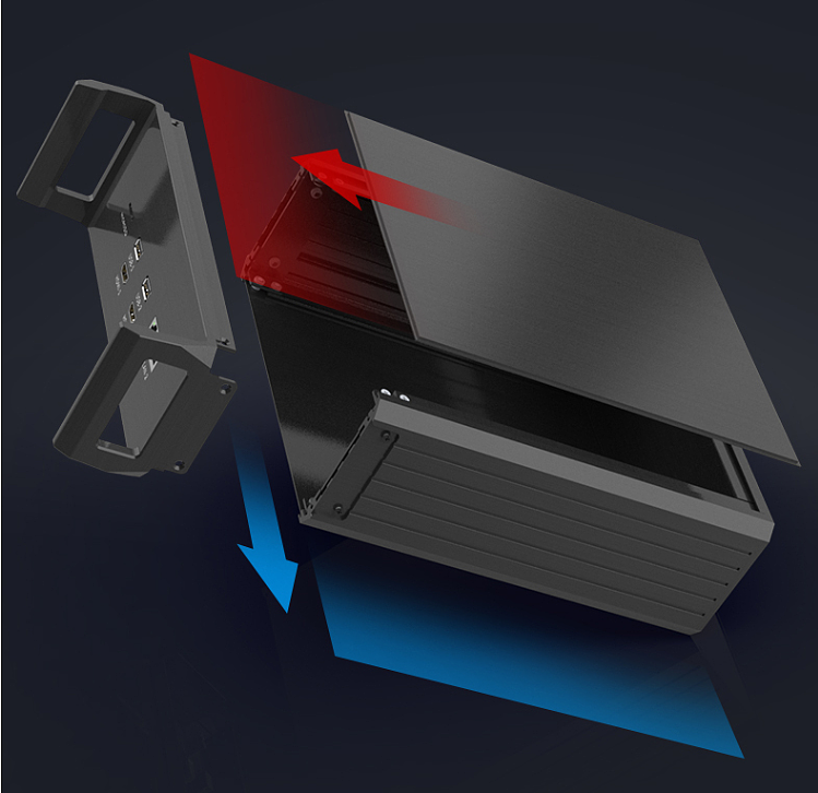 工控机箱 铝型材机箱的设计（图ZMzAzMTU4ODQw） - 电子产品 - 站酷设计师工业设计十五年原创素材 - 站酷ZCOOL