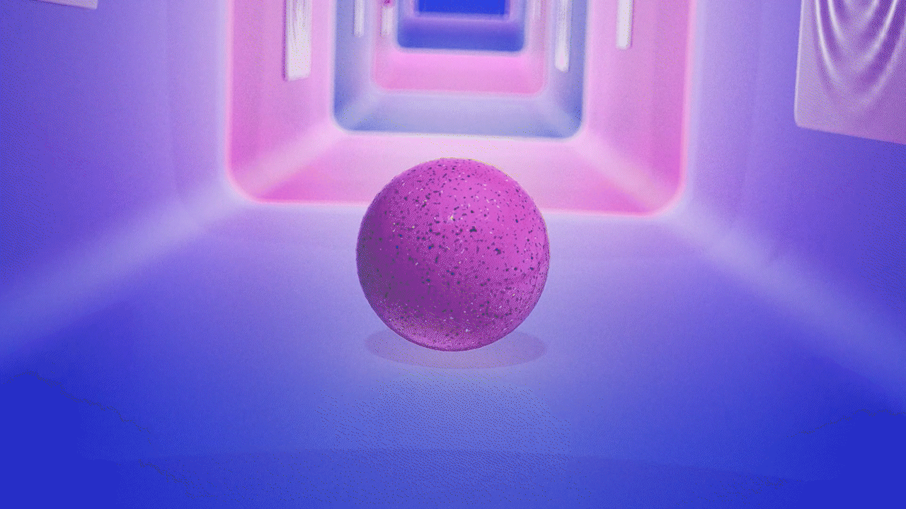 C4D微软风格小球动画
