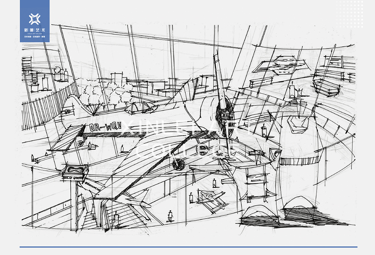 展示陈列设计手绘/科普展示设计手绘