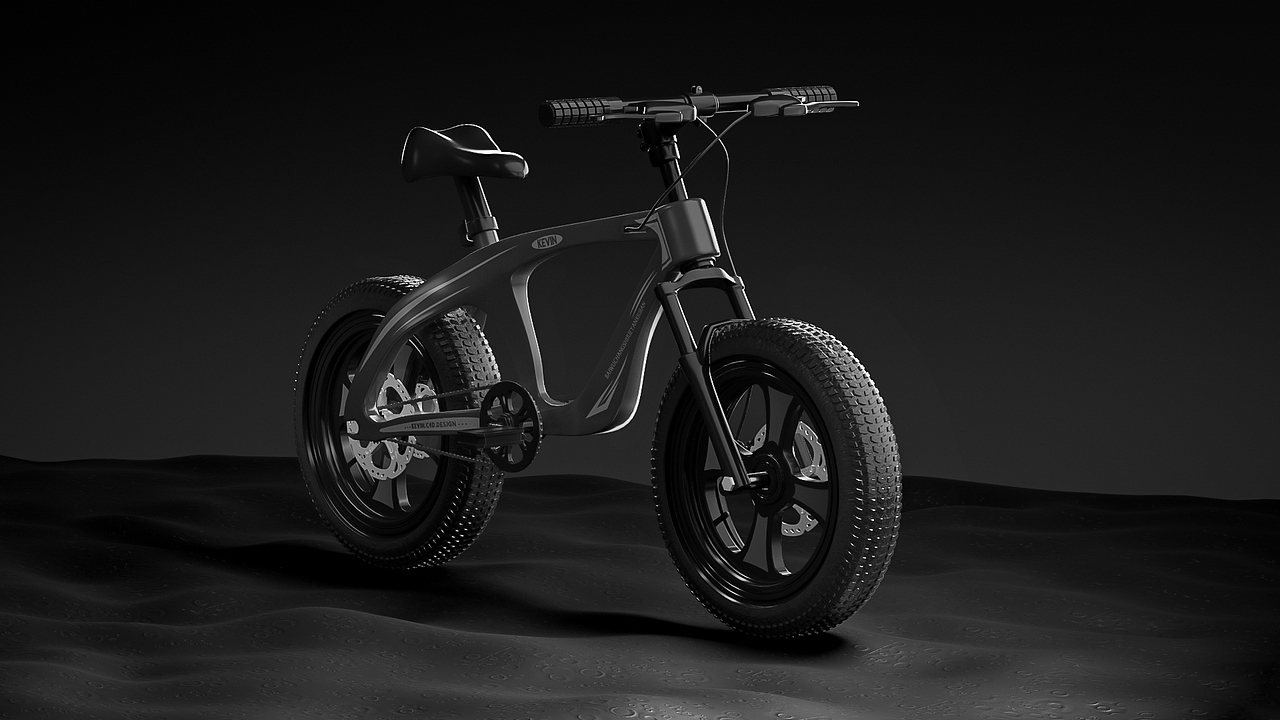 白无常视觉研修x山地自行车建模渲染案例