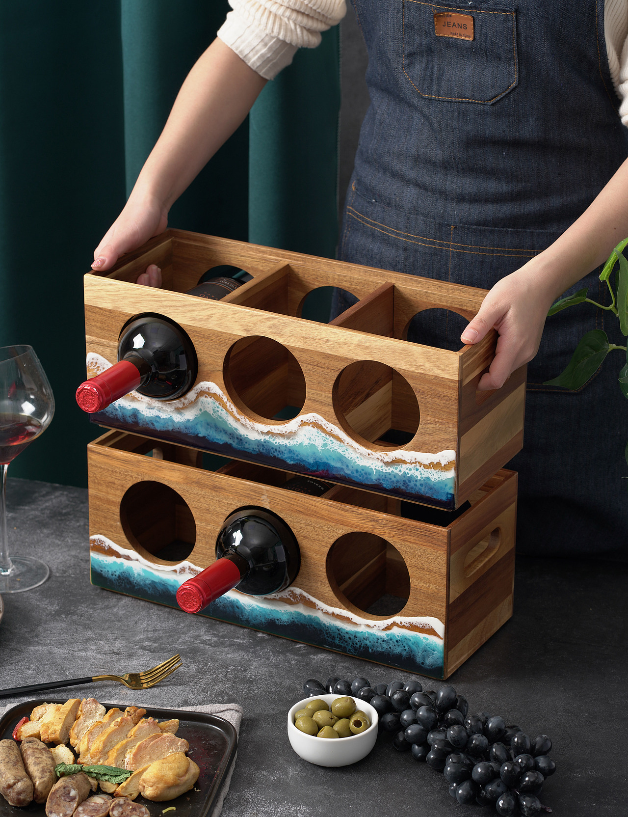 树脂+木头国外餐厨用品