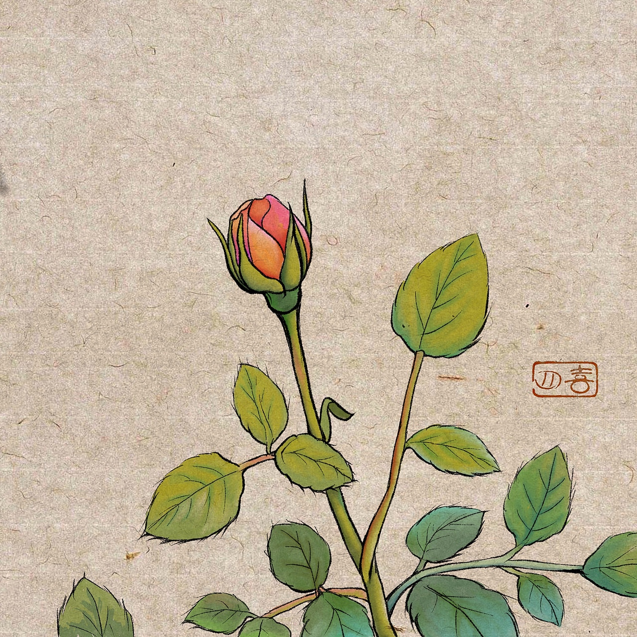 插画周周结-板绘国风