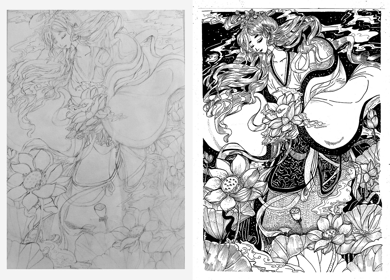 手绘-插画-板绘（图ZMzQxNzY0NjA0） - 绘画 - 站酷设计师蟹粉小笼I原创素材 - 站酷ZCOOL