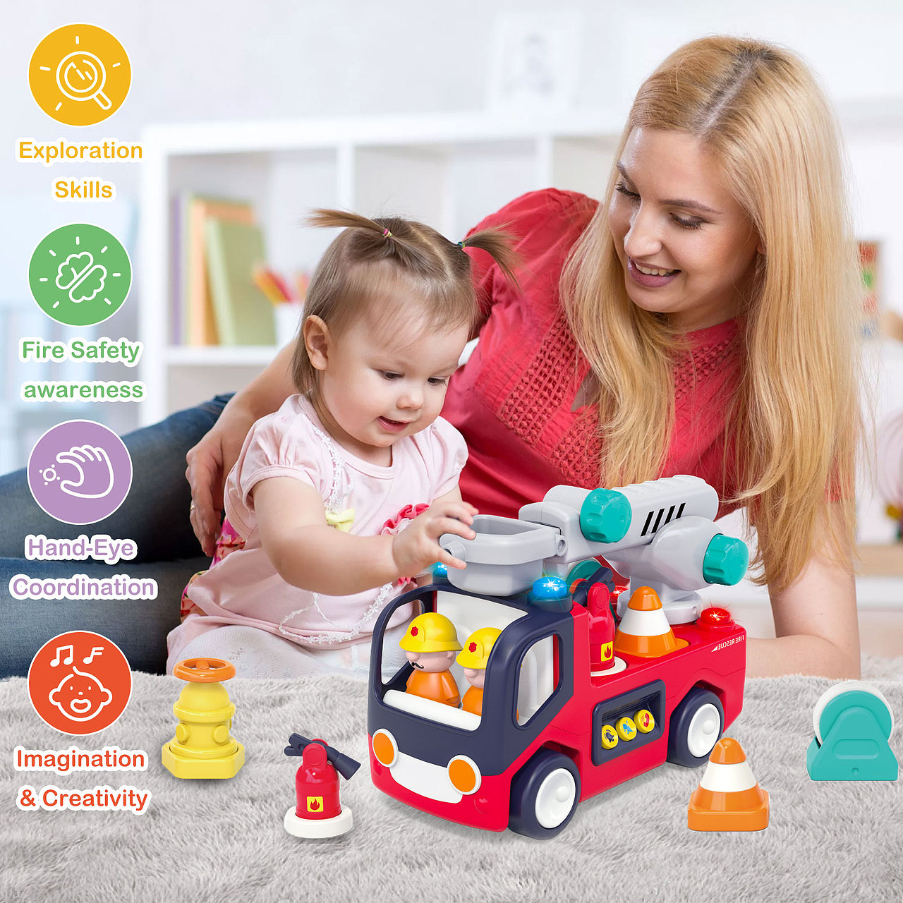 亚马逊早教消防车玩具（图ZMzI0OTAxMTY0） - 玩具 - 站酷设计师冰冰bingbingbing原创素材 - 站酷ZCOOL